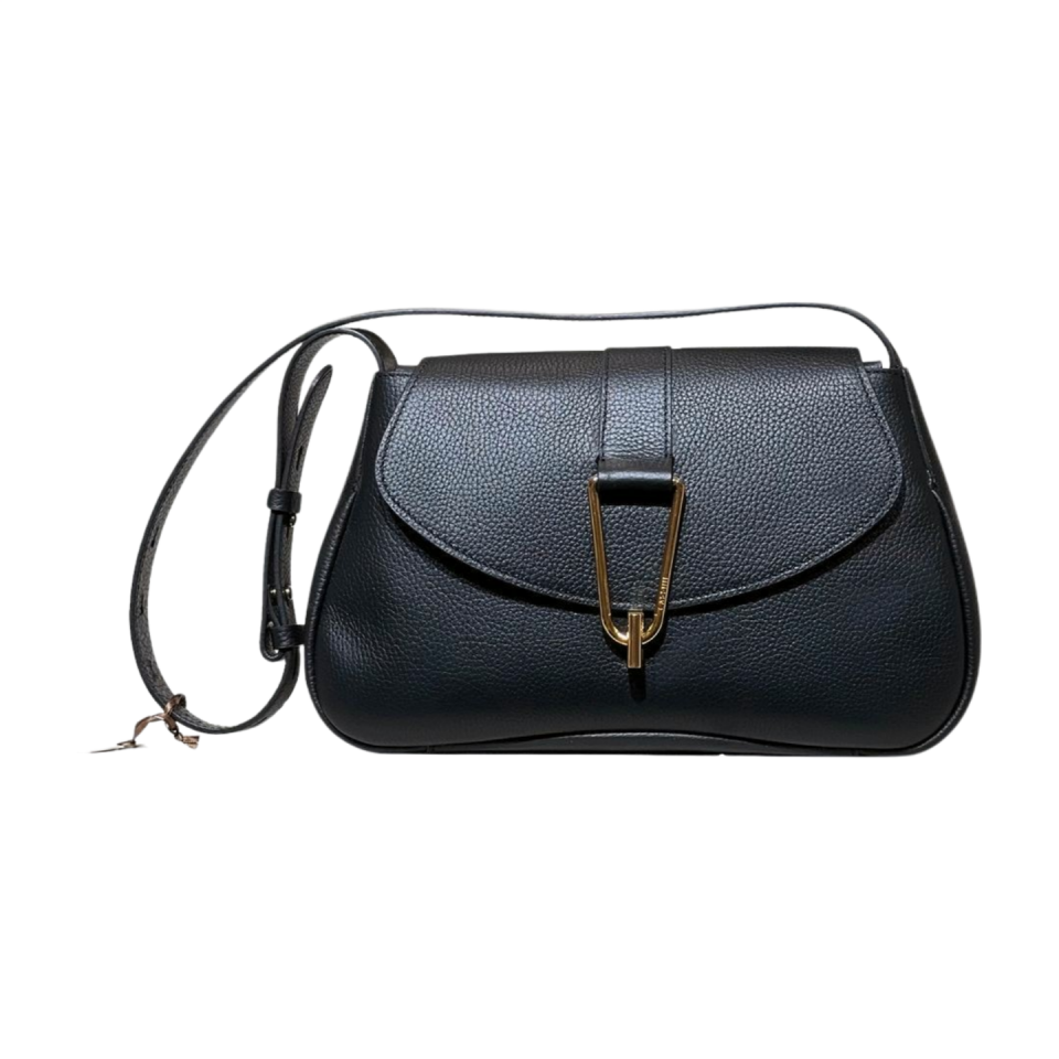 Baguette bag 8608 dana derisi siyah