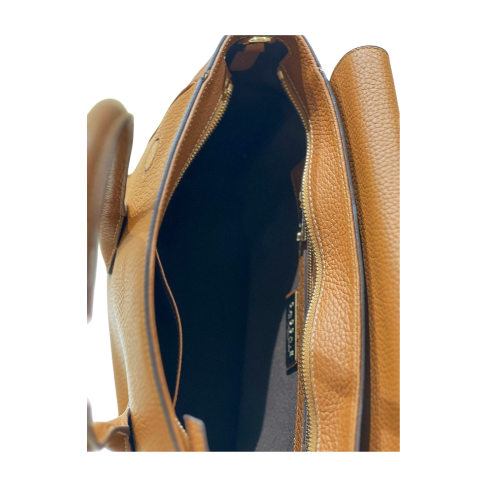 Satchel bag 8582 dana derisi Camel
