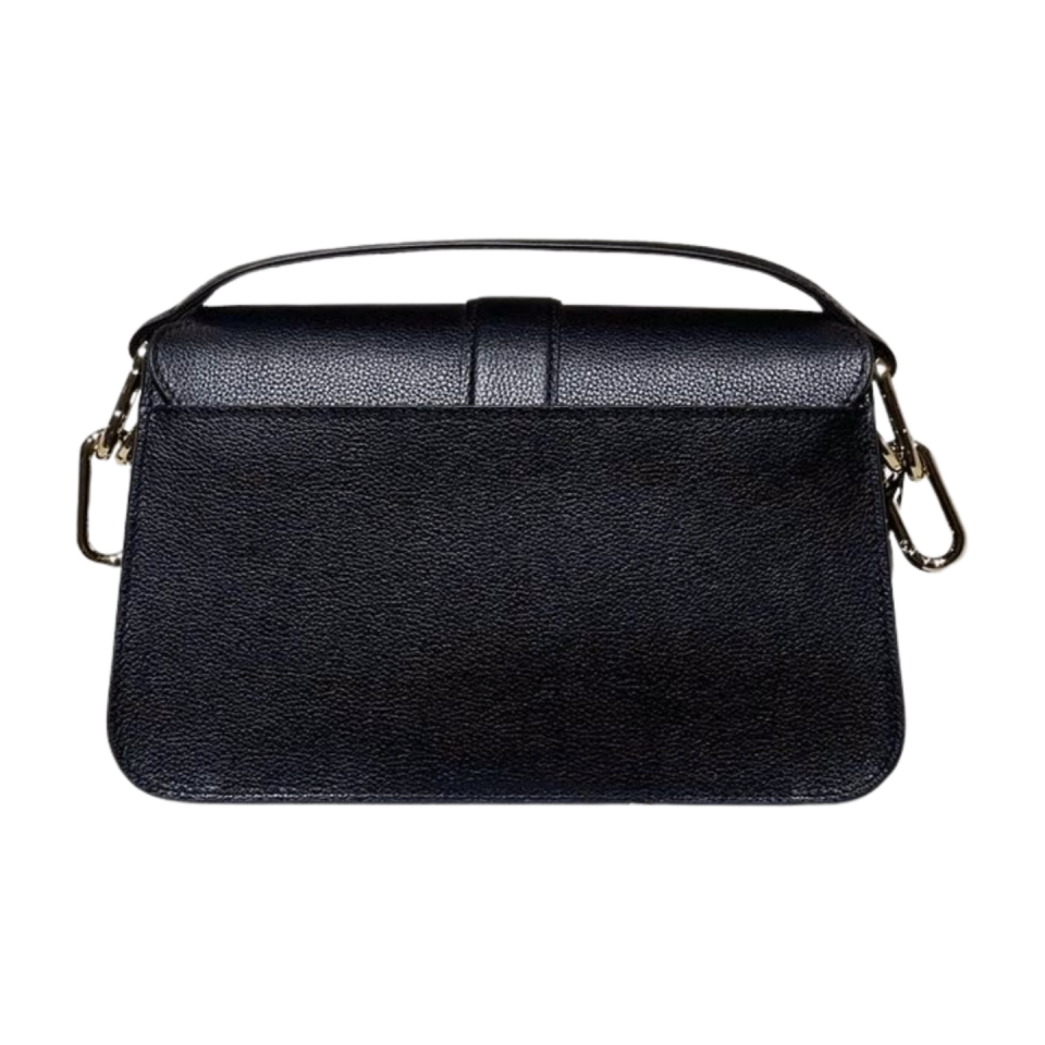 Baguette bag 8577 dana derisi siyah
