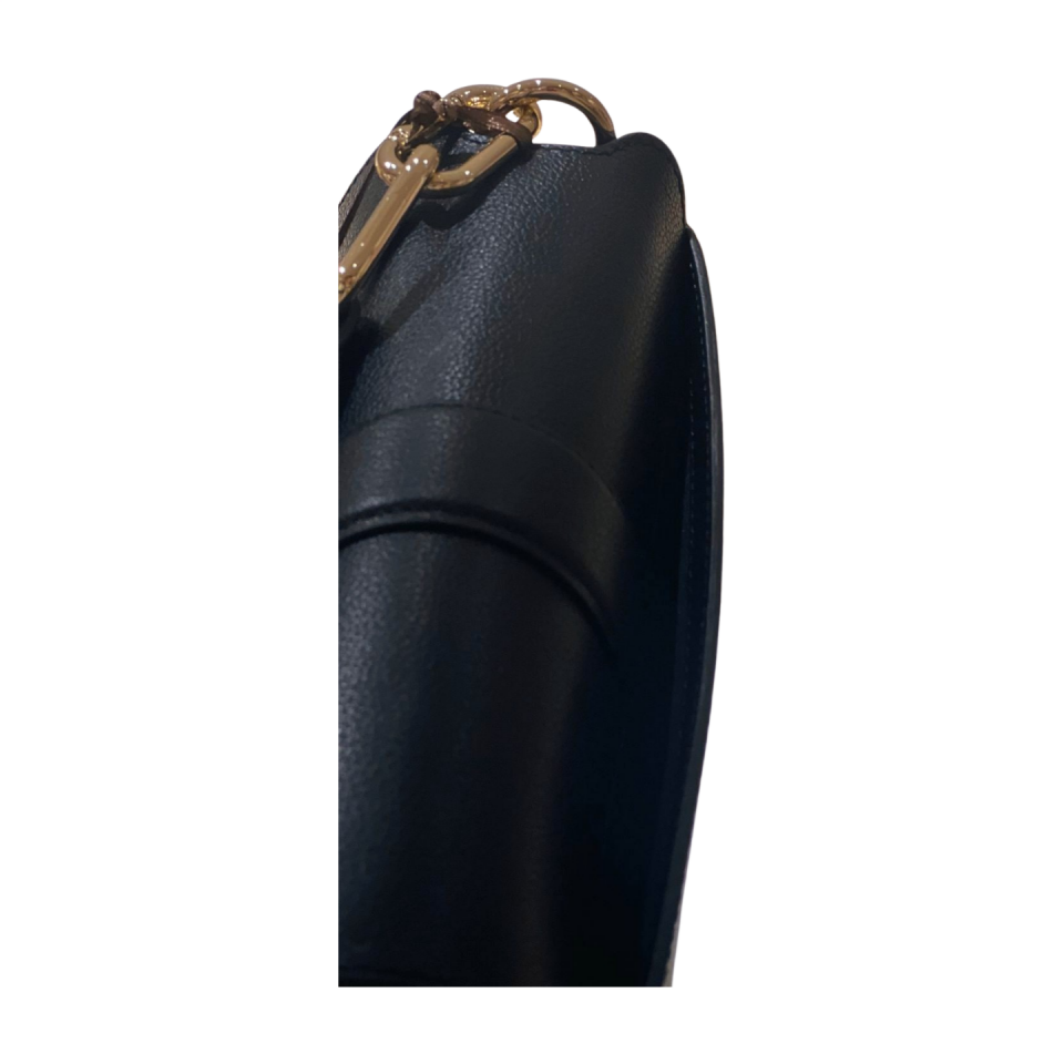 Baguette bag 8577 dana derisi siyah