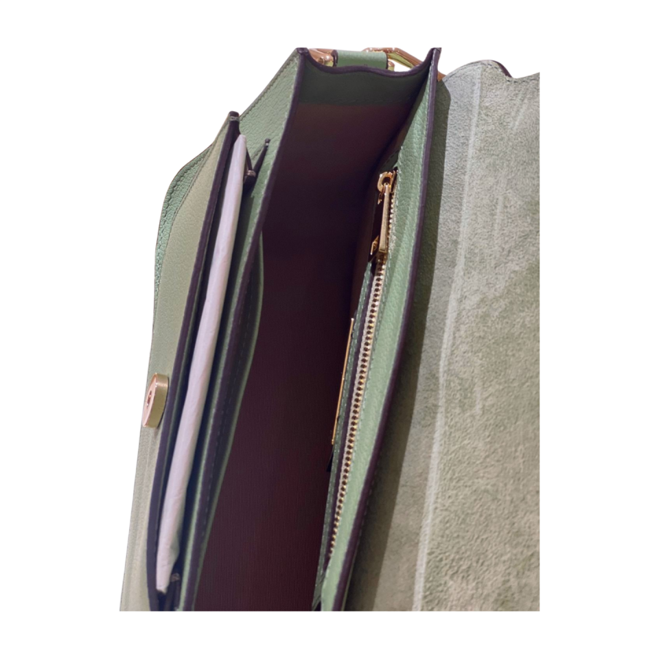 Baguette bag 8577 dana derisi mint