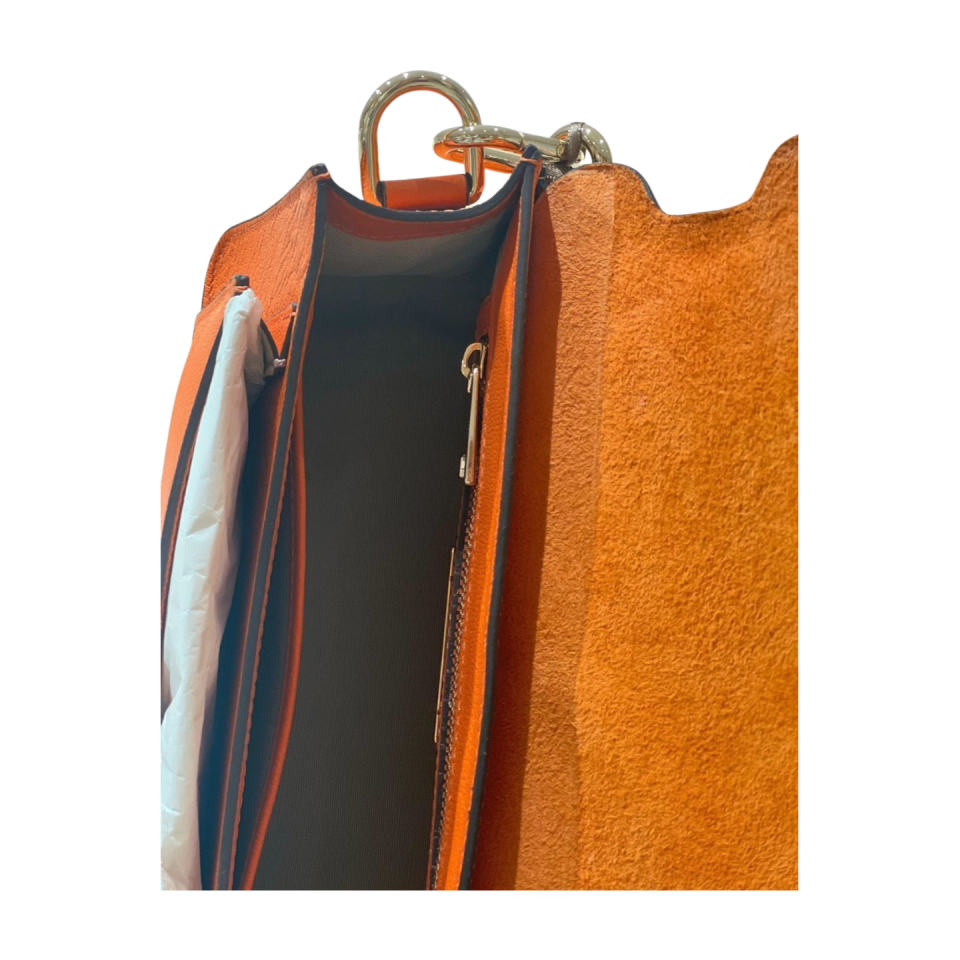 Baguette bag 8577 dana derisi turuncu