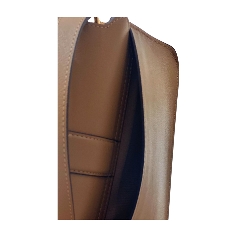 Baguette bag 8577 dana derisi bej