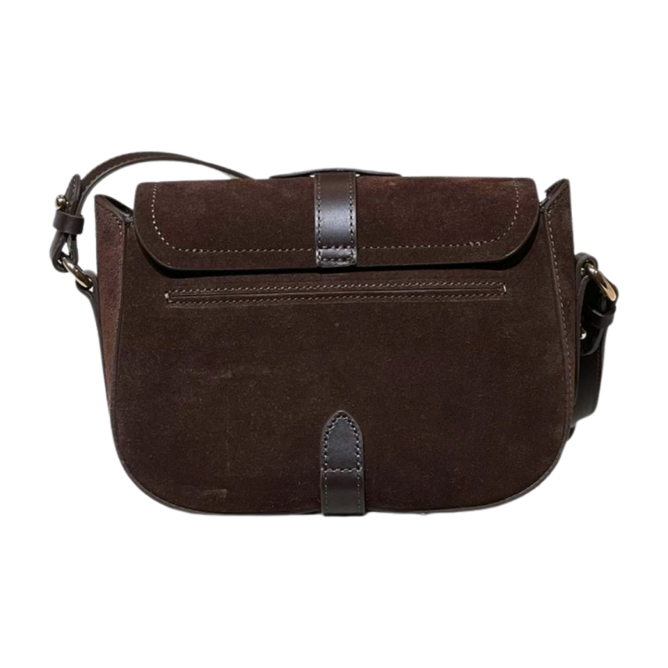 Messenger bag 8604 süet deri kahve