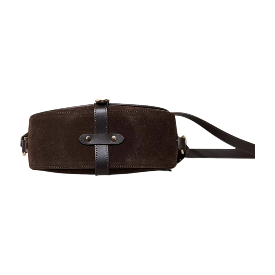 Messenger bag 8604 süet deri kahve