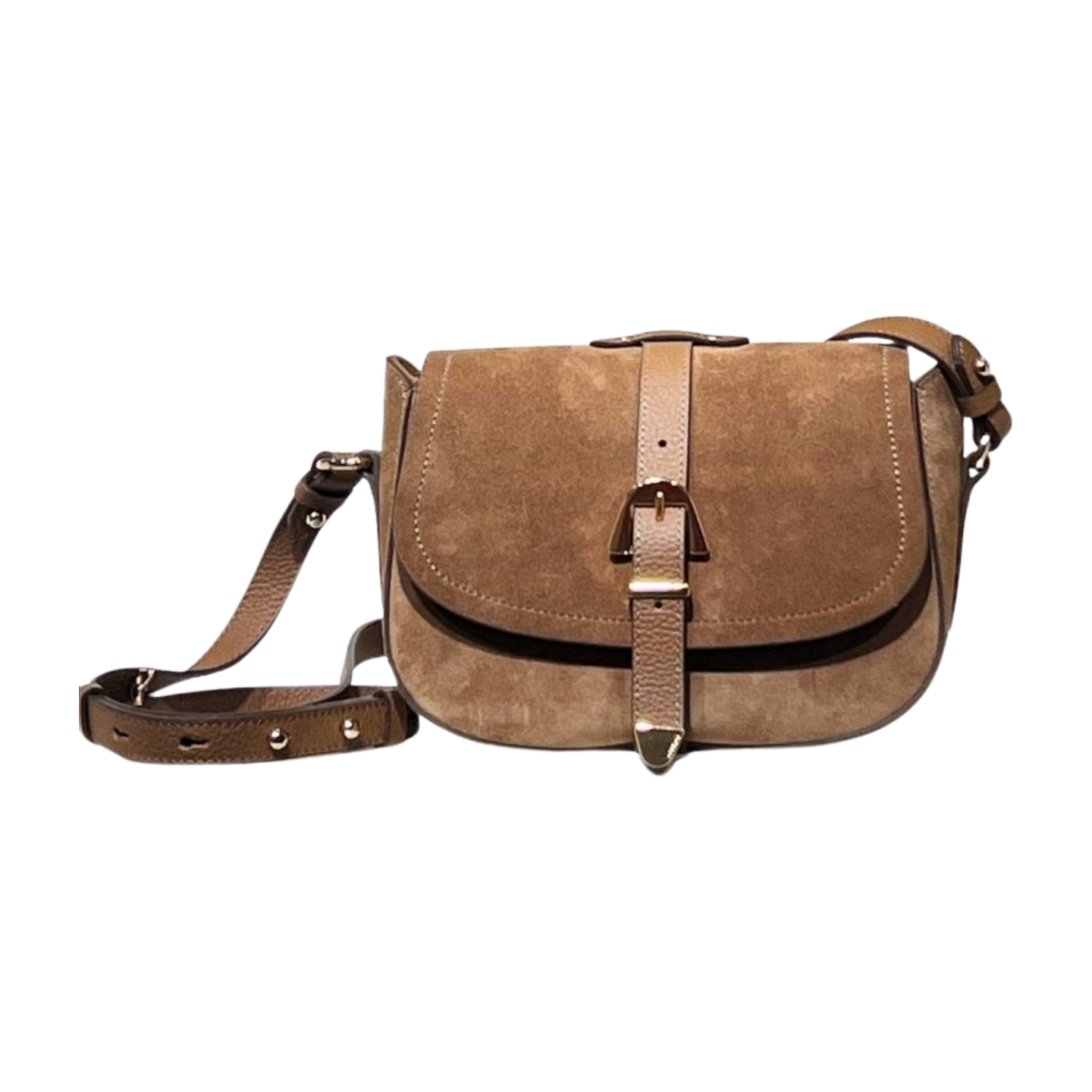 Messenger bag 8604 süet deri taba