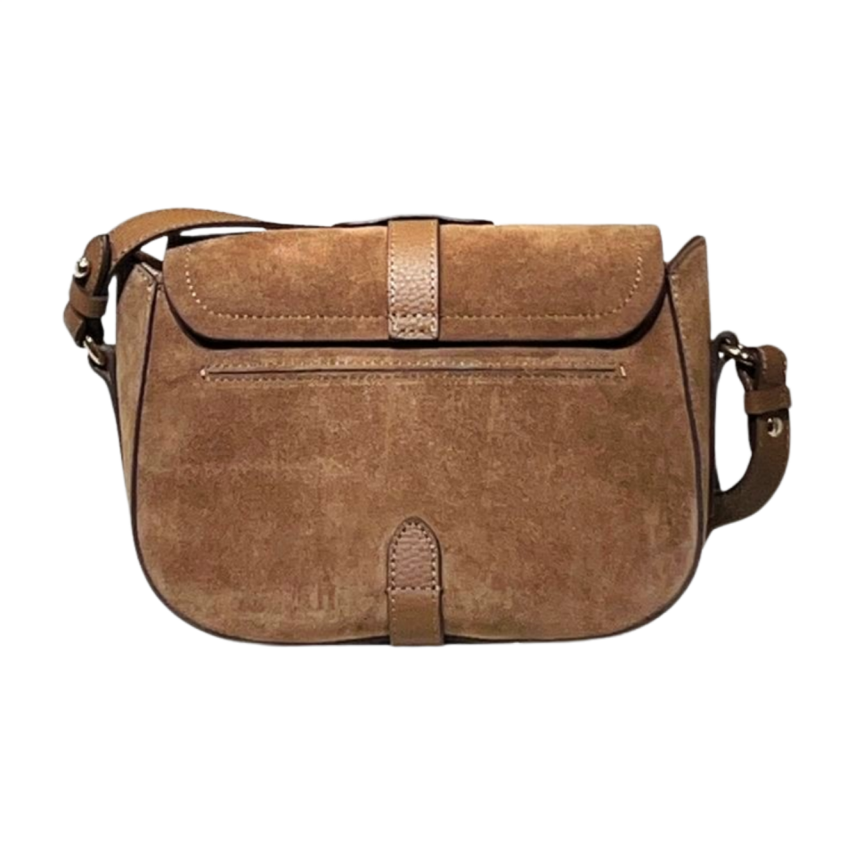 Messenger bag 8604 süet deri taba