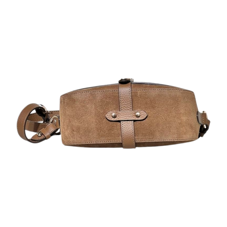 Messenger bag 8604 süet deri taba