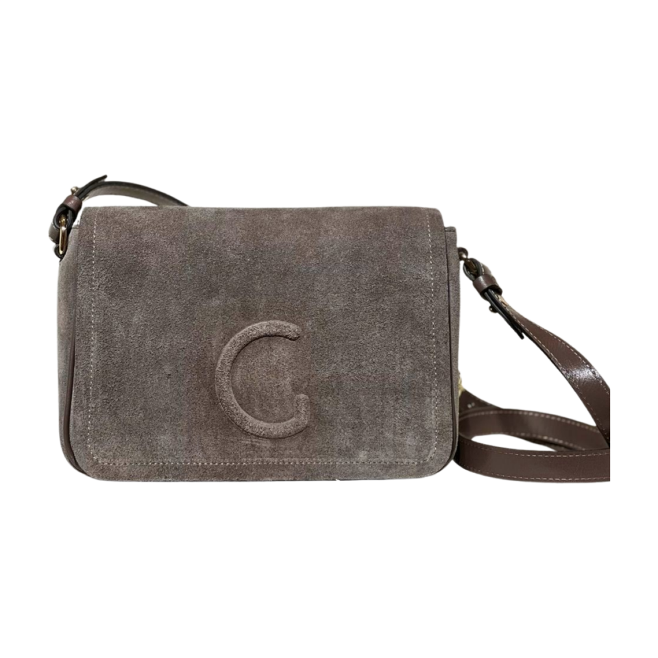 Messenger bag 8580 süet deri gri