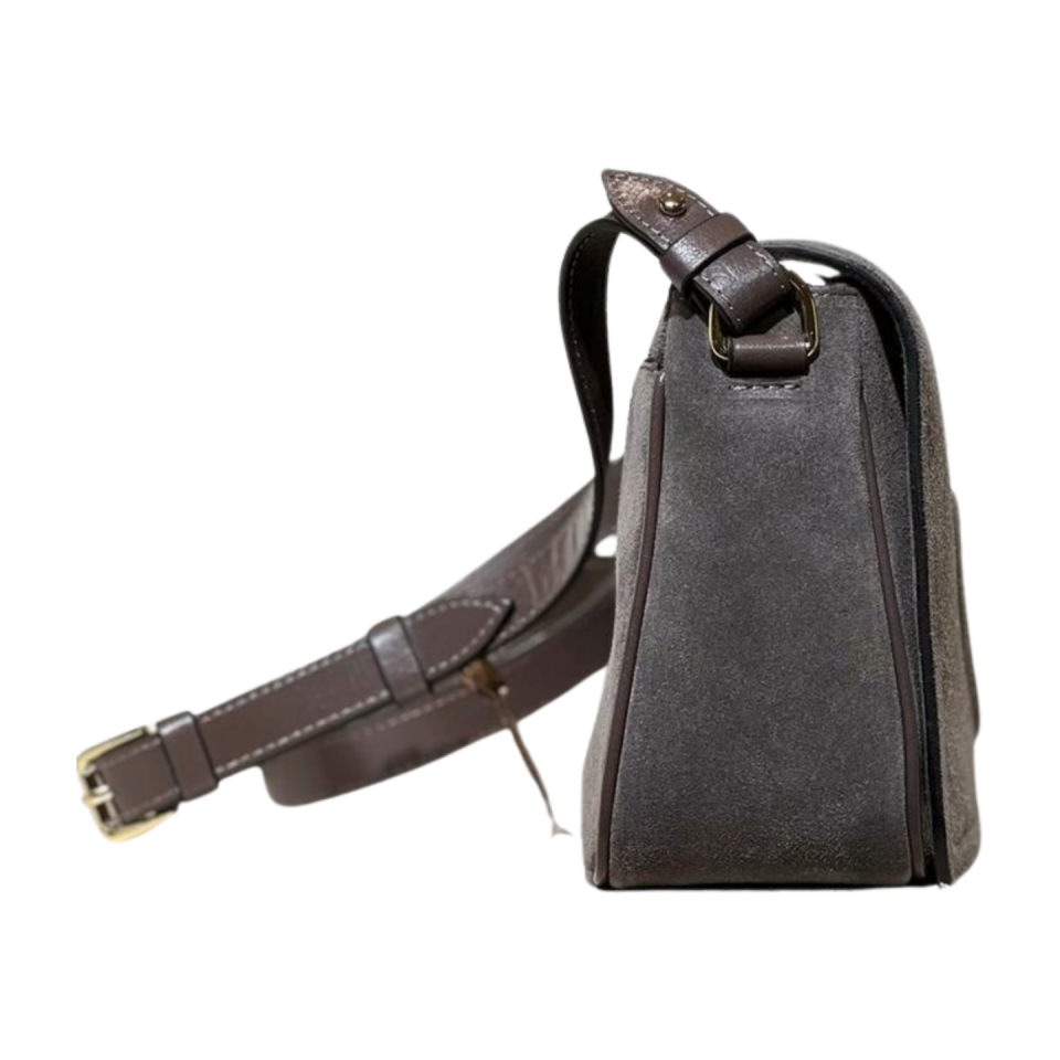 Messenger bag 8580 süet deri gri