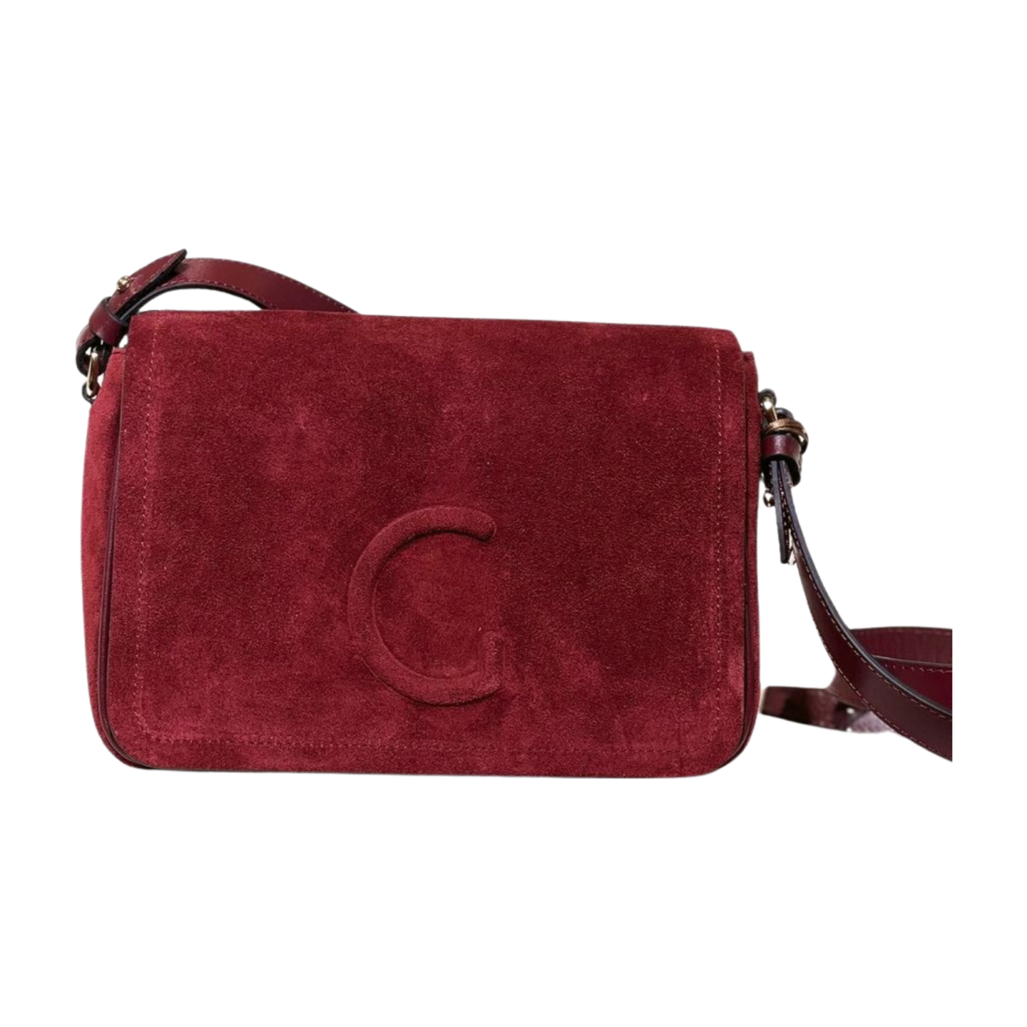 Messenger bag 8580 süet deri bordo