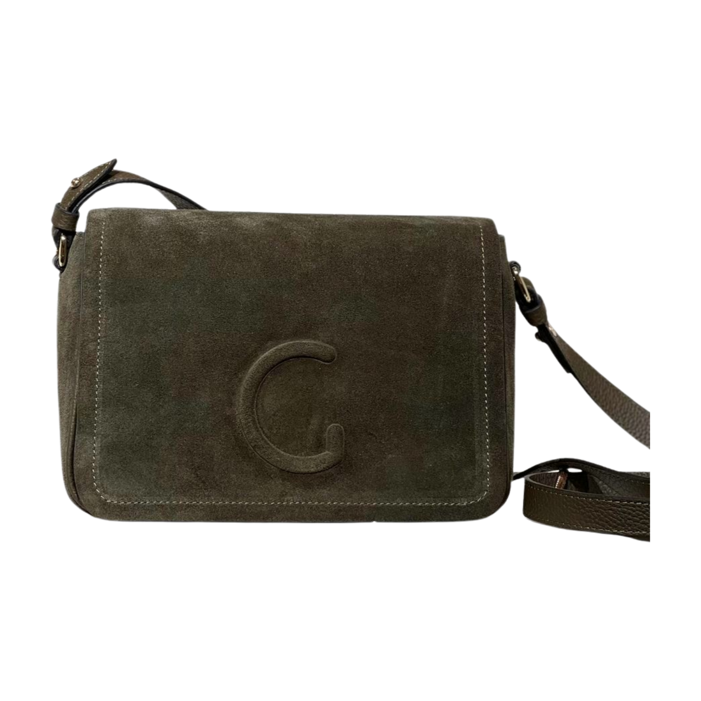 Messenger bag 8580 süet deri haki
