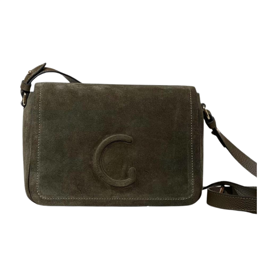 Messenger bag 8580 süet deri haki