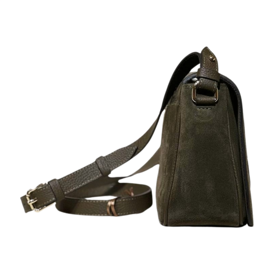 Messenger bag 8580 süet deri haki