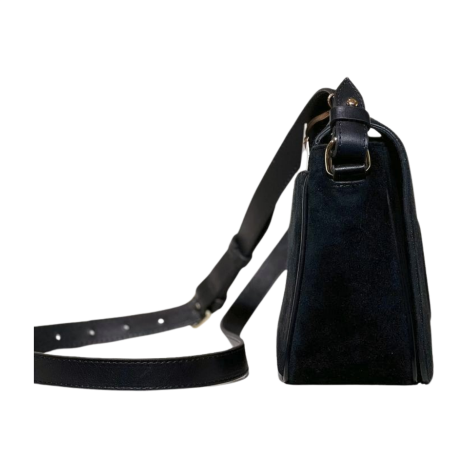 Messenger bag 8580 süet deri siyah