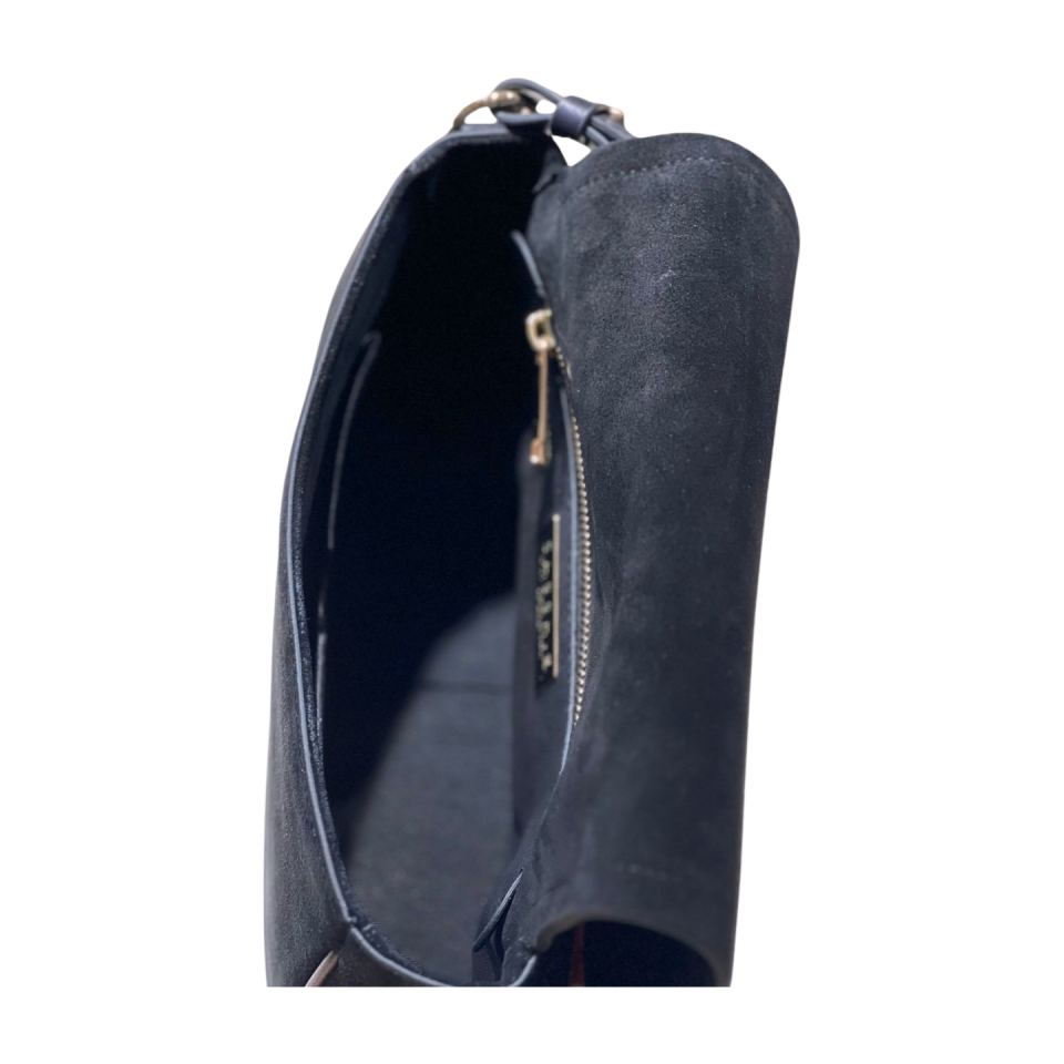 Messenger bag 8580 süet deri siyah