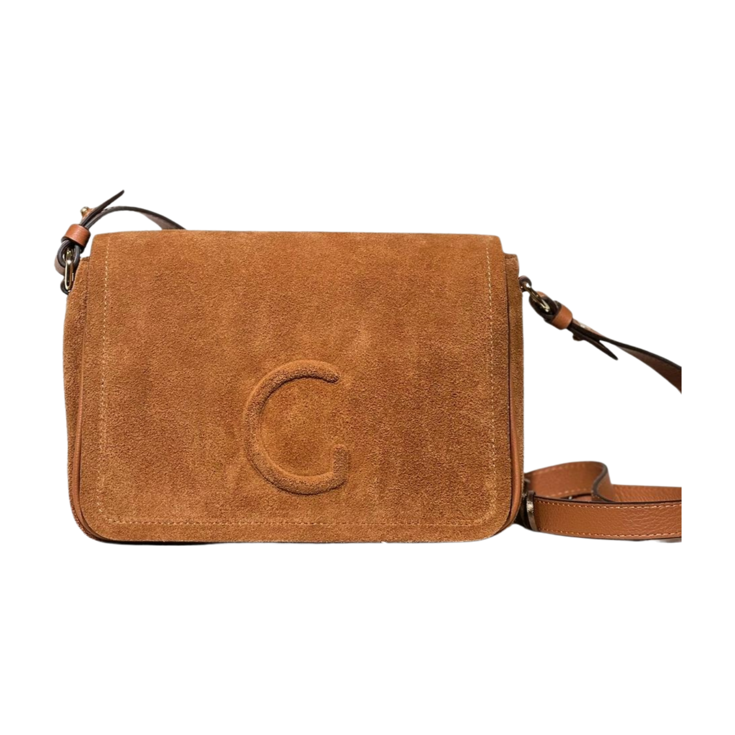 Messenger bag 8580 süet deri camel