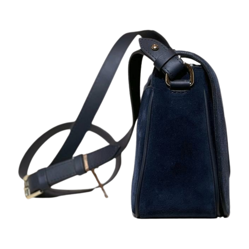 Messenger bag 8580 süet deri lacivert