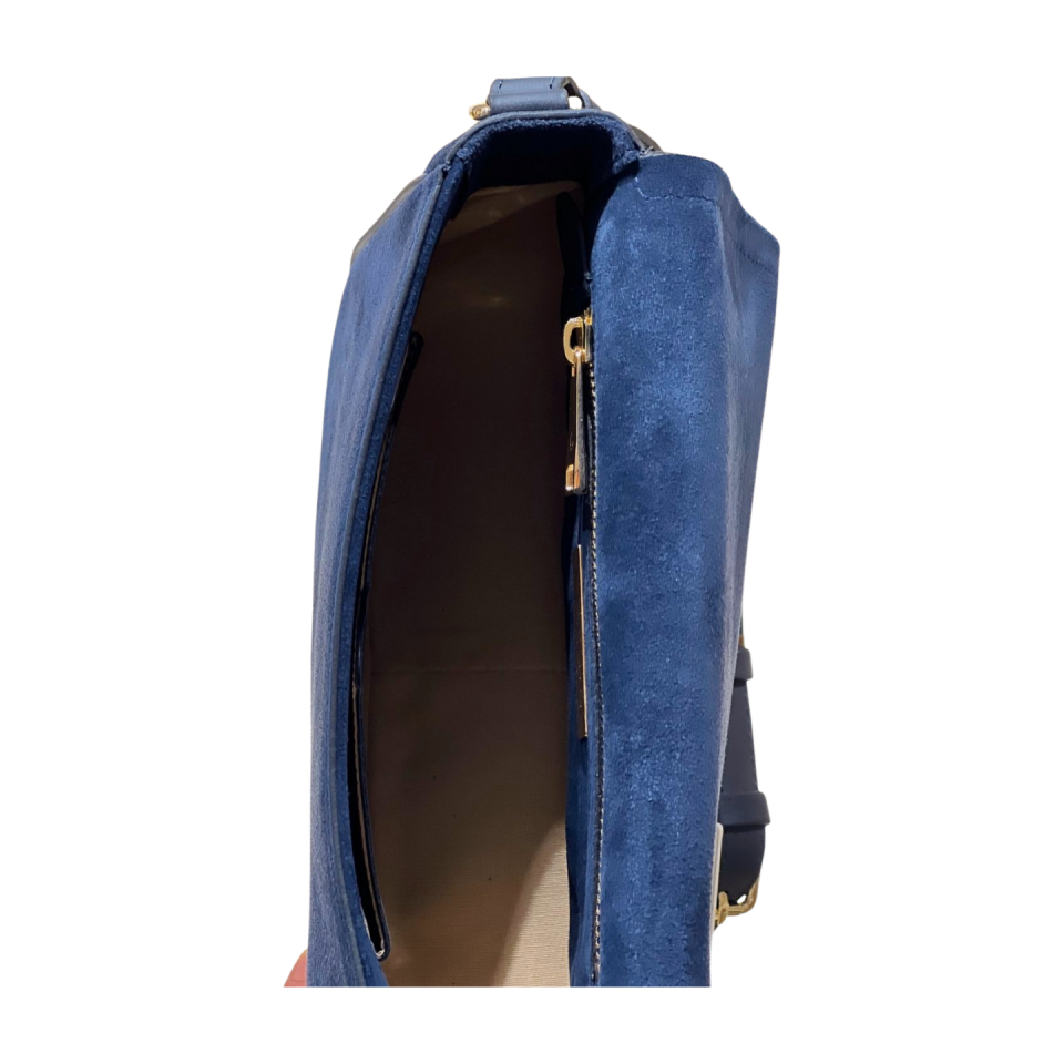 Messenger bag 8580 süet deri lacivert