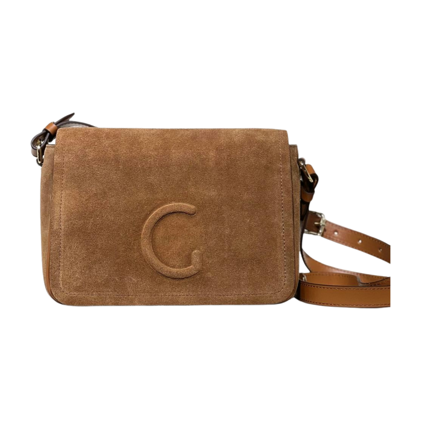 Messenger bag 8580 süet deri fındık