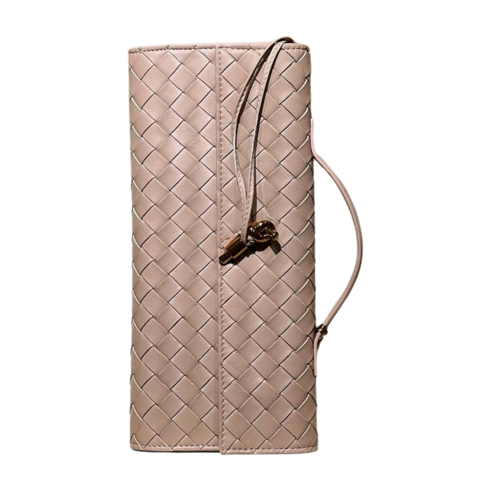 Clutch bag 4028 hakiki deri bej