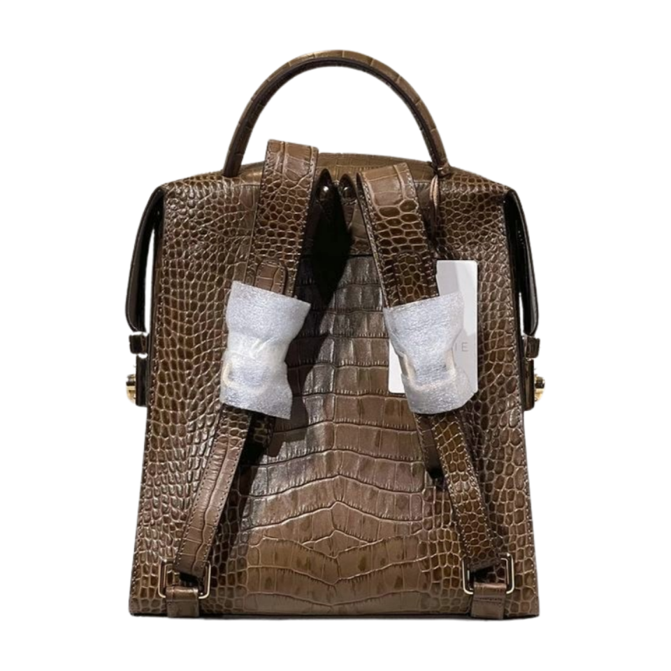 Backpack 8345 dana derisi kroko/vizon