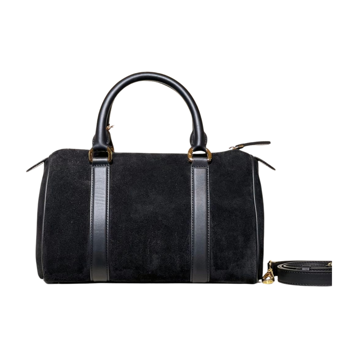 Barrel bag 8591 süet deri siyah