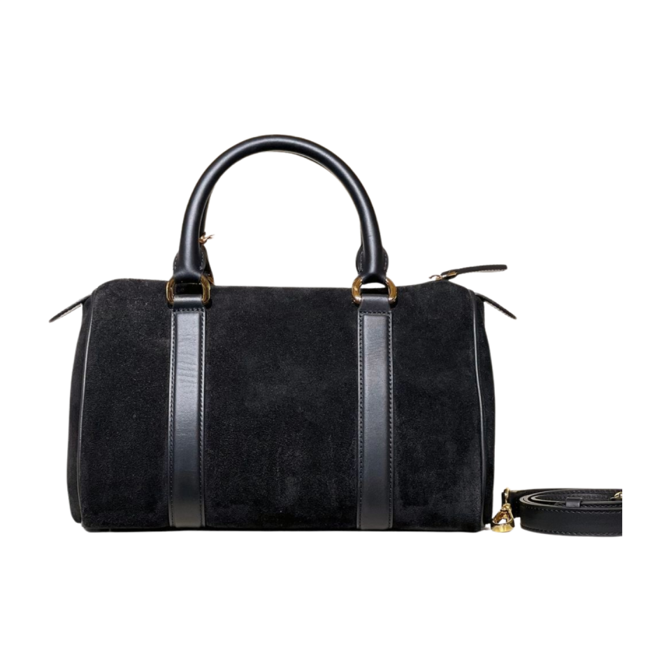 Barrel bag 8591 süet deri siyah