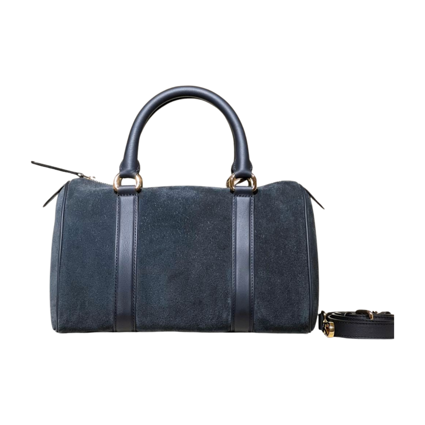 Barrel bag 8591 süet deri lacivert