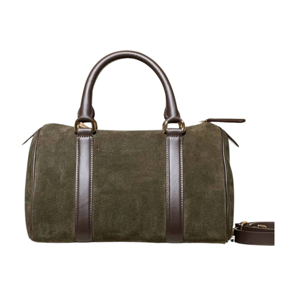 Barrel bag 8591 süet deri haki