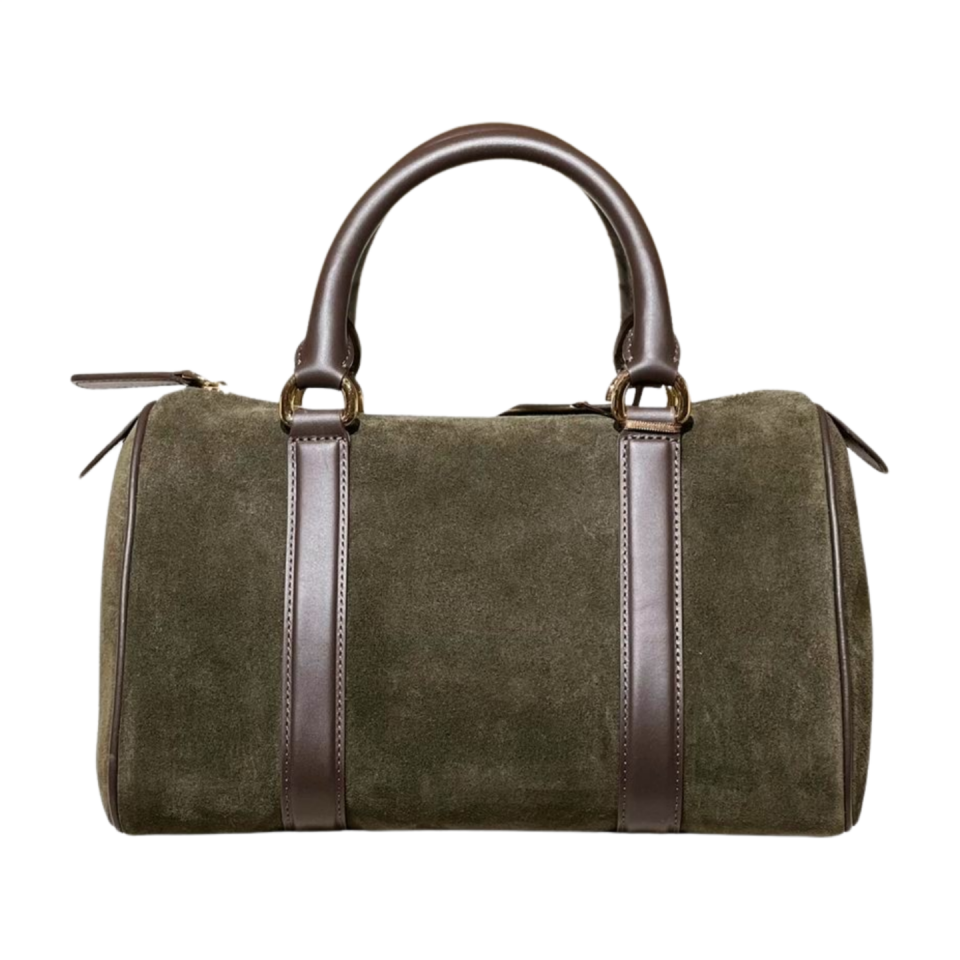 Barrel bag 8591 süet deri haki